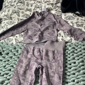 purple Camo seamless set